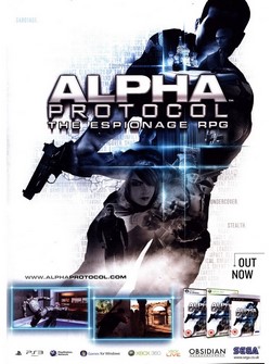 Alpha Protocol Poster