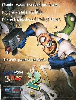 Earthworm Jim 2 Poster