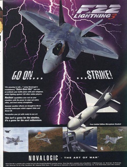 F-22 Lightning 3 Poster