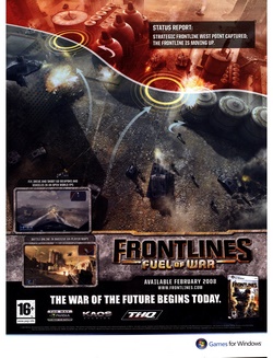 Frontlines: Fuel of War Poster