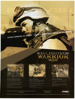 Full Spectrum Warrior Poster