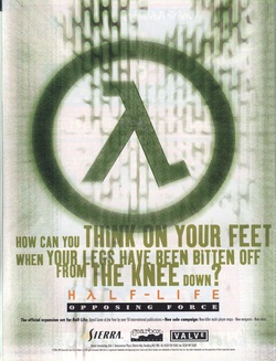 Half Life: Opposing Force Poster