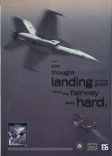 Jane's Combat Simulations: F/A-18 Simulator Poster