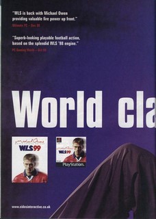 Michael Owen's World League Soccer '99 Poster