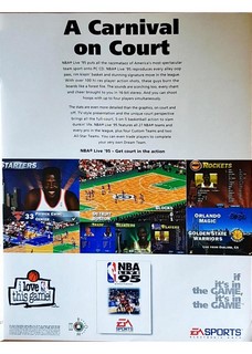 NBA Live 95 Poster