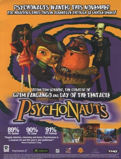 Psychonauts Poster