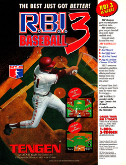 RBI Baseball 3 Poster