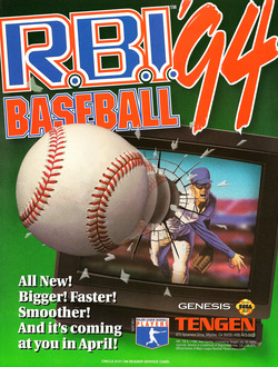 RBI Baseball 94 Poster