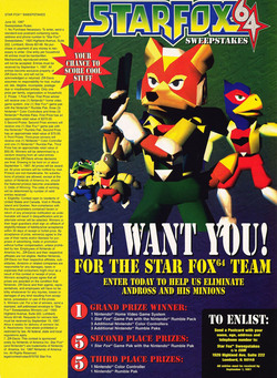 star fox 64 1997