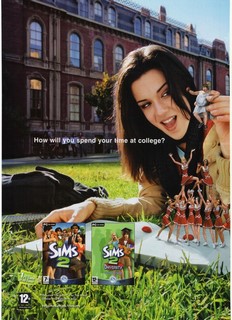 The Sims 2: University Poster