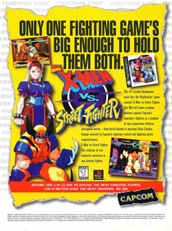 X-Men Vs Street Fighter Poster