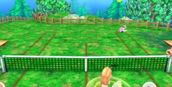 Family Tennis 3D 3DS Screenshot