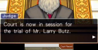 Phoenix Wright: Ace Attorney Trilogy 3DS Screenshot