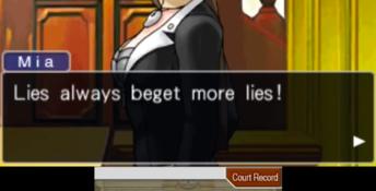 Phoenix Wright: Ace Attorney Trilogy 3DS Screenshot