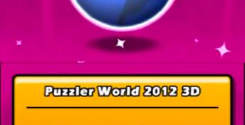 Puzzler World 2012 3D 3DS Screenshot