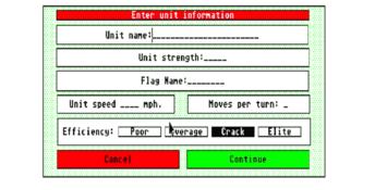UMS II Amiga Screenshot