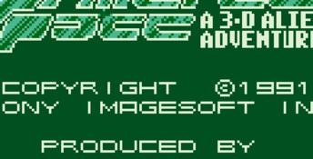 Altered Space: A 3-D Alien Adventure Gameboy Screenshot
