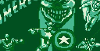 Captain America and The Avengers Gameboy Screenshot