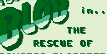 David Crane's The Rescue of Princess Blobette Gameboy Screenshot
