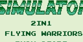Fighting Simulator: 2-in-1 Flying Warriors Gameboy Screenshot