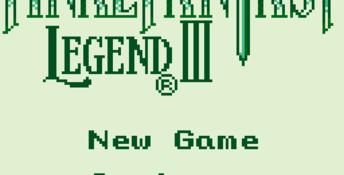 Final Fantasy Legend 3 Gameboy Screenshot
