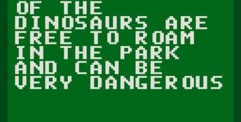 Jurassic Park 2: The Chaos Continues Gameboy Screenshot