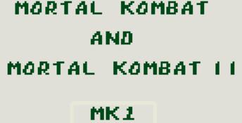 Mortal Kombat & Mortal Kombat II Gameboy Screenshot