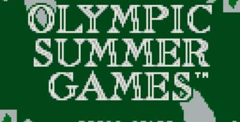 Olympic Summer Games Gameboy Screenshot