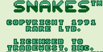 Sneaky Snakes Gameboy Screenshot
