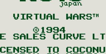 Virtual Wars Gameboy Screenshot