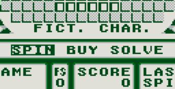 Wheel of Fortune Gameboy Screenshot