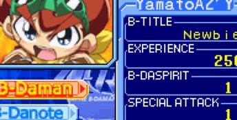 Battle B-Daman: Fire Spirits! GBA Screenshot