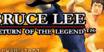 Bruce Lee: Return of the Legend GBA Screenshot