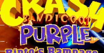 Crash Bandicoot Purple: Ripto's Rampage GBA Screenshot