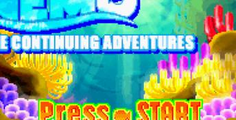 Finding Nemo: The Continuing Adventure GBA Screenshot