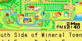 Harvest Moon: Friends of Mineral Town GBA Screenshot