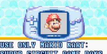 Mario Kart Super Circuit GBA Screenshot