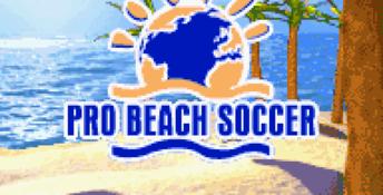 Pro Beach Soccer GBA Screenshot