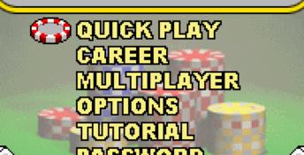 World Championship Poker GBA Screenshot