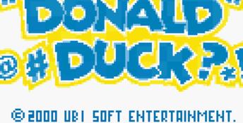 Donald Duck: Goin' Quackers GBC Screenshot