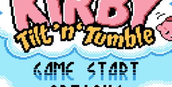 Kirby Tilt 'N' Tumble GBC Screenshot