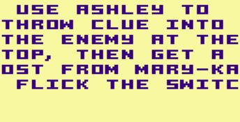 Mary-Kate & Ashley: Get a Clue! GBC Screenshot