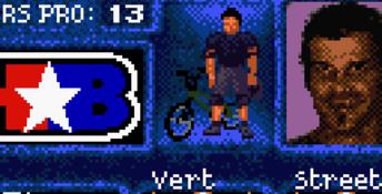 Mat Hoffmans Pro BMX GBC Screenshot