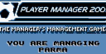 Player Manager 2001 GBC Screenshot