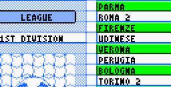 Player Manager 2001 GBC Screenshot