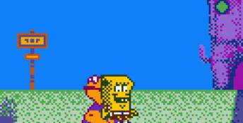 SpongeBob SquarePants: Legend of the Lost Spatula GBC Screenshot