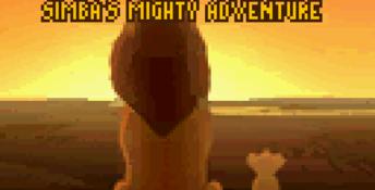 The Lion King: Simba's Mighty Adventure GBC Screenshot