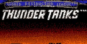 World Destruction League: Thunder Tanks GBC Screenshot