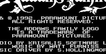 The Addams Family Genesis Screenshot