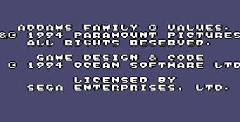 Addams Family Values Genesis Screenshot